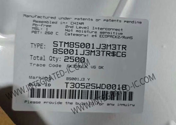 STM8S001J3M3TR 8-বিট STM8 মাইক্রোকন্ট্রোলার এমসিইউ 16MHz ক্লক স্পিড এবং 8 কেবি ফ্ল্যাশ মেমরি সহ