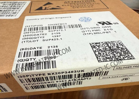 NX20P3483UK ইন্টিগ্রেটেড সার্কিট চিপ ইউএসবি পাওয়ার ডেলিভারি আইসি (USB-C 3.0) ৩.৪A অপারেটিং কারেন্ট এবং ২.৭V থেকে ৫.৫V অপারেটিং ভোল্টেজ সহ