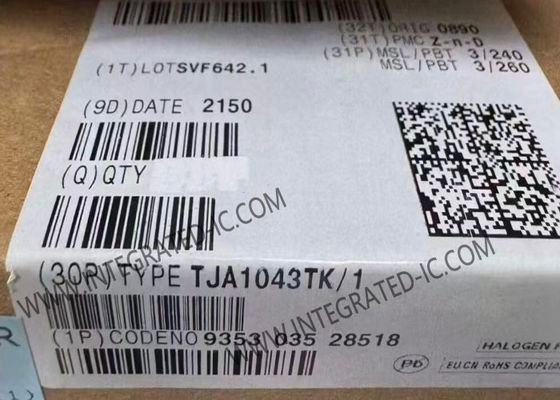 TJA1043TK ইন্টিগ্রেটেড সার্কিট চিপ 5Mbps হাই স্পিড CAN ট্রান্সসিভার, HVSON14 প্যাকেজ এবং ISO 11898-2:2003 কমপ্লায়েন্স সহ