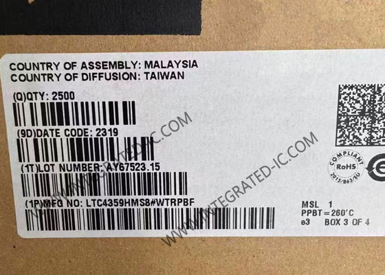 LTC4359HMS8 ইন্টিগ্রেটেড সার্কিট চিপ আইডিয়াল ডায়োড কন্ট্রোলার MSOP8