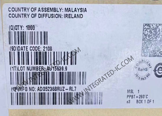 ADG5236BRUZ ইন্টিগ্রেটেড সার্কিট আইসি চিপ, ২ চ্যানেল বিশিষ্ট ডুয়াল এসপিডিটি সুইচ, ২০০ ওহম অন রেজিস্ট্যান্স এবং ৯V থেকে ৪০V সরবরাহ ভোল্টেজ