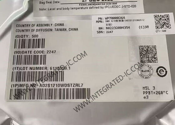 AD2S1210WDSTZ ইন্টিগ্রেটেড সার্কিট চিপ ভেরিয়েবল রেজোলিউশন আর/ডি কনভার্টার রেফারেন্স অস্সিলেটর সহ