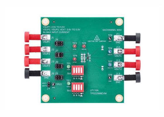 TPS22996EVM এম্বেডেড সলিউশনস মূল্যায়ন মডিউল TPS22996 4A লোড সুইচের জন্য