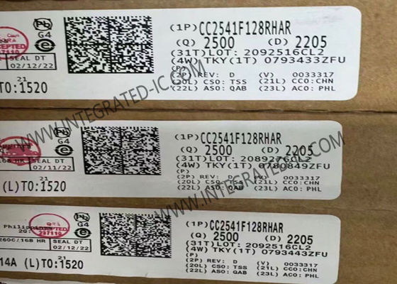 ওয়্যারলেস কমিউনিকেশন মডিউল CC2541F128RHAR ব্লুটুথ লো এনার্জি ওয়্যারলেস MCU