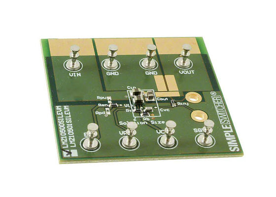 LMZ10500SILEVM এমবেডেড সলিউশনস ৬৫০mA স্টেপ ডাউন ডিসি/ডিসি কনভার্টার মূল্যায়ন বোর্ড