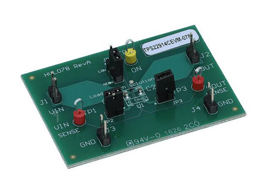 TPS22914CEVM-078 এম্বেডেড সলিউশনস মূল্যায়ন বোর্ড TPS22914C লোড সুইচ মূল্যায়ন মডিউল