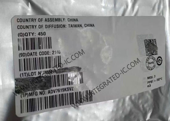 ADV7619KSVZ HDMI রিসিভার ইন্টিগ্রেটেড সার্কিট চিপ 3GHz 2 চ্যানেল HDMI 1.4a হাই ডেফিনেশন মাল্টিমিডিয়া ইন্টারফেস