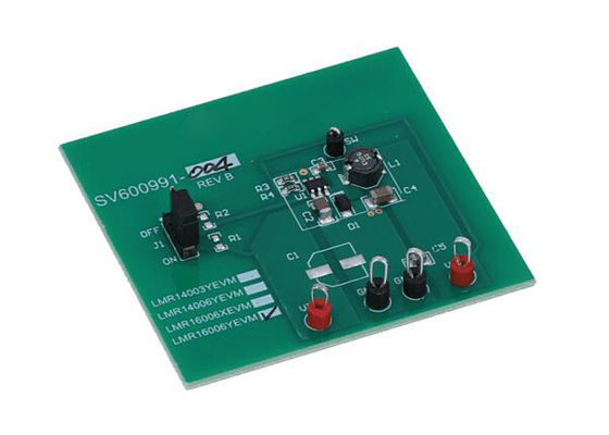 LMR16006YEVM এম্বেডেড সলিউশনস মূল্যায়ন মডিউল LMR16006 600mA স্টেপ ডাউন রেগুলেটর