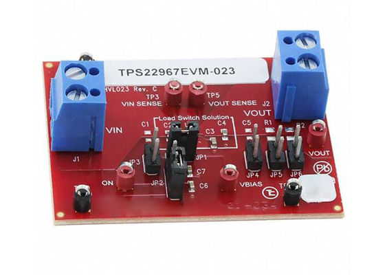 TPS22967EVM-023 এম্বেডেড সলিউশনস TPS22967 4A লোড সুইচ মূল্যায়ন মডিউল