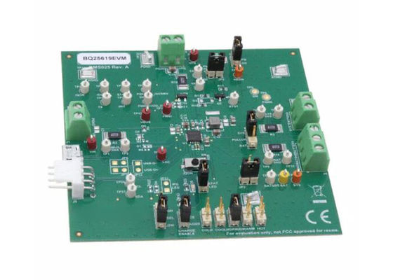 BQ25619EVM এম্বেডেড সলিউশনস মূল্যায়ন মডিউল ১.৫এ একক সেল বাঙ্ক ব্যাটারি চার্জার