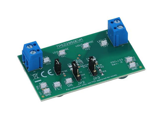 TPS22950EVM এম্বেডেড সলিউশনস লোড সুইচ মূল্যায়ন মডিউল পাওয়ার ডিস্ট্রিবিউশন সুইচ