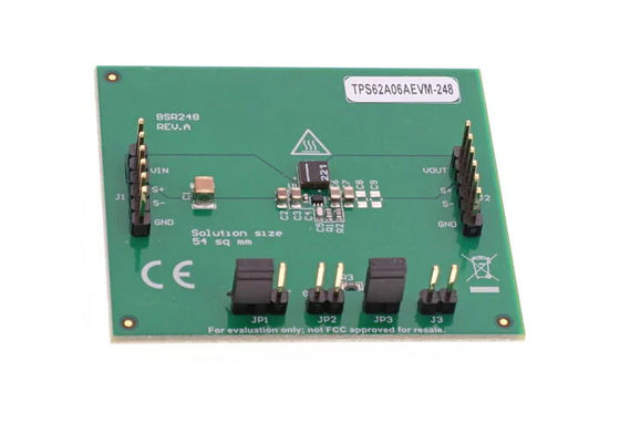 TPS62A06AEVM-248 এম্বেডেড সলিউশনস ৬এ ২.৫V থেকে ৫.৫V স্টেপ-ডাউন কনভার্টার মূল্যায়ন বোর্ড
