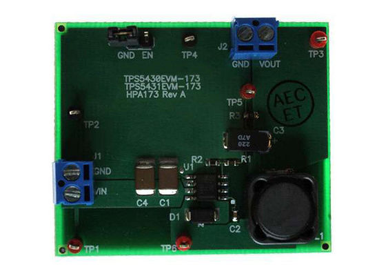 TPS5430EVM-173 এমবেডেড সলিউশন 3A 10V থেকে 35V SWIFT TM স্টেপ-ডাউন কনভার্টার মূল্যায়ন বোর্ড