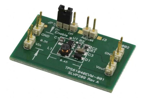 TPS61040EVM-001 এমবেডেড সলিউশন 20mA 3V থেকে 5V বুস্ট কনভার্টার মূল্যায়ন মডিউল