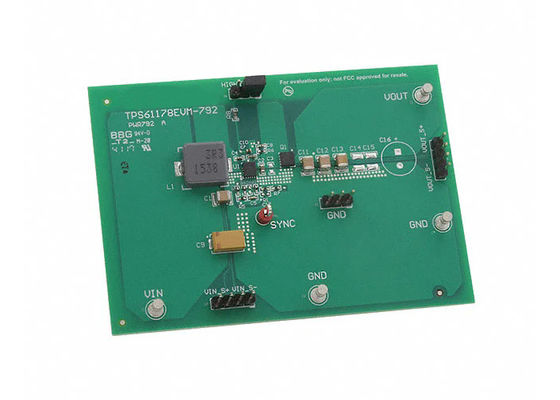 TPS61178EVM-792 এমবেডেড সলিউশন 20V 10A সম্পূর্ণ সমন্বিত সিঙ্ক্রোনস বুস্ট মূল্যায়ন মডিউল