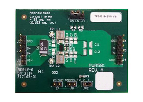 TPS62184EVM-581 এমবেডেড সলিউশনস AEE Evaluation Board সহ 2-ফেজ স্টেপ-ডাউন কনভার্টার