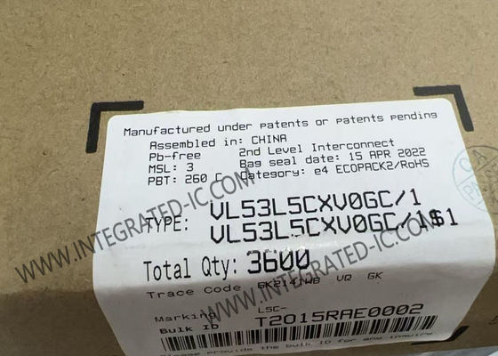 VL53L5CXV0GC সেন্সর IC ২.৮ ভোল্ট থেকে ৩.৩ ভোল্ট সময় ফ্লাইট সান্নিধ্য সেন্সর