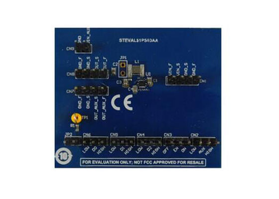 STEVAL-1PS03A এম্বেডেড সলিউশনস মূল্যায়ন বোর্ড ST1PS03AQTR সিঙ্ক্রোনাস স্টেপ ডাউন কনভার্টার