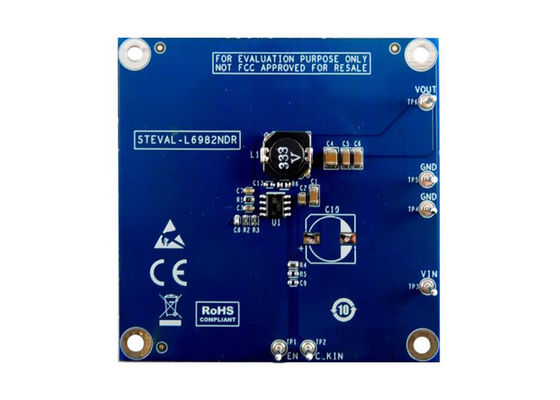 STEVAL-L6982NDR এম্বেডেড সলিউশনস মূল্যায়ন বোর্ড L6982NDR সিঙ্ক্রোনাস স্টেপ ডাউন রেগুলেটর