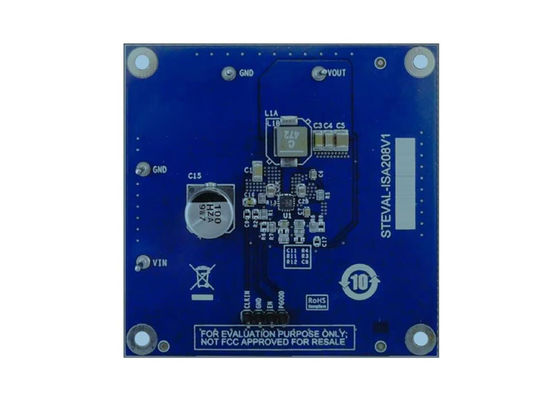 STEVAL-ISA208V1 এম্বেডেড সলিউশনস L6983CQTR সিঙ্ক্রোনাস স্টেপ ডাউন রেগুলেটর মূল্যায়ন বোর্ড