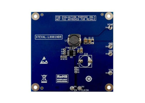 STEVAL-L6981NDR এমবেডেড সলিউশন L6981NDR সিঙ্ক্রোনিক স্টেপ ডাউন রেগুলেটর মূল্যায়ন বোর্ড