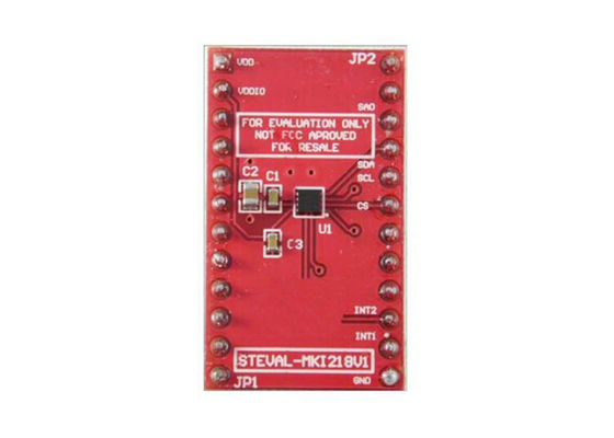 STEVAL-MKI218V1 এমবেডেড সলিউশন AIS2IH অ্যাডাপ্টার বোর্ড 3-অক্ষের অ্যাক্সিলরোমিটার মূল্যায়ন বোর্ড