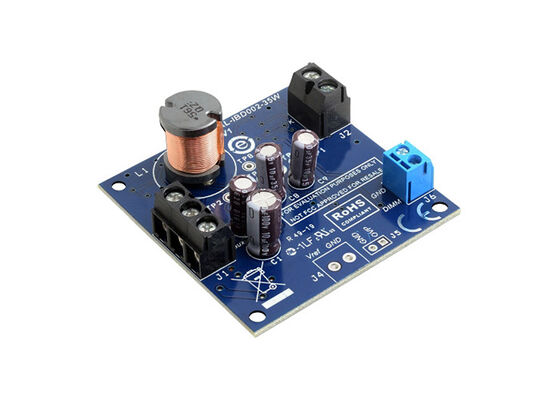 EVAL-IBD002-35W এমবেডেড সলিউশন নন-আইসোলেটেড আউটপুট ডিমমেবল এলইডি ড্রাইভার মূল্যায়ন বোর্ড