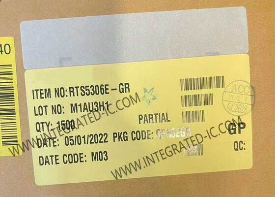 RTS5306E-GR ইন্টিগ্রেটেড সার্কিট চিপ USB 3.0 কার্ড রিডার কন্ট্রোলার QFN-32 প্যাকেজ এবং সুপার-স্পিড 5Gbps ডেটা ট্রান্সফার সহ