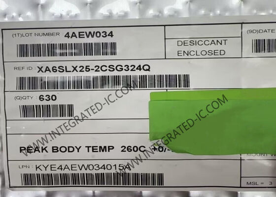 ফিল্ড প্রোগ্রামেবল গেট অ্যারে XA6SLX25-2CSG324Q 1080MHz প্রোগ্রামেবল লজিক আইসি