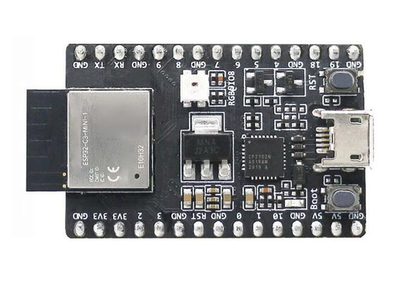 ESP32-C3-DEVKITM-1-N4X এম্বেডেড সলিউশনস ESP32-C3-MINI-1 অথবা ESP32-C3-MINI-1U ডেভেলপমেন্ট বোর্ড