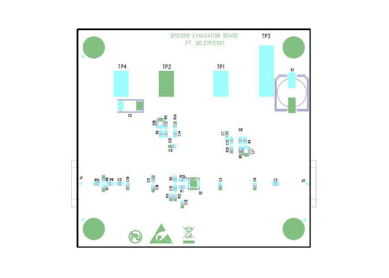 QPD1009EVB01 এমবেডেড সলিউশন QPD1009 15W GaN RF ট্রানজিস্টর মূল্যায়ন বোর্ড