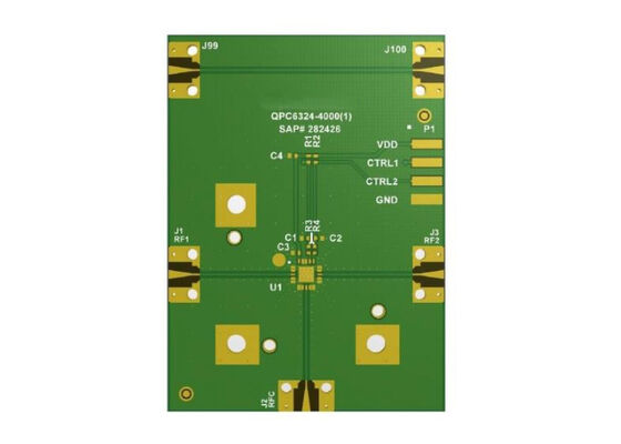 QPC6324EVB-01 এম্বেডেড সলিউশনস অ্যাবসর্বটিভ উচ্চ আইসোলেশন SPDT সুইচ মূল্যায়ন বোর্ড