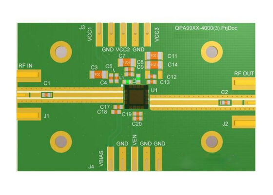 QPA9903EVB01 এম্বেডেড সলিউশনস উচ্চ-দক্ষতা লিনিয়ারেবল পাওয়ার অ্যামপ্লিফায়ার মূল্যায়ন বোর্ড