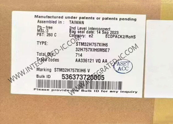 মাইক্রোকন্ট্রোলার MCU STM32H757XIH6 480MHz 2MB ফ্ল্যাশ 265-TFBGA মাইক্রোকন্ট্রোলার