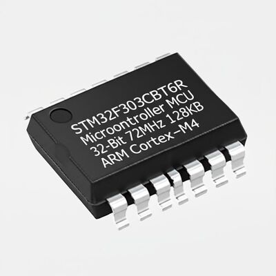 STM32F303CBT6TR 32-বিট মাইক্রোকন্ট্রোলার 72MHz এআরএম কর্টেক্স-এম 4 কোর এবং 128 কেবি ফ্ল্যাশ মেমরি সহ