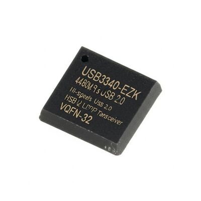 USB3340-EZK Integrated Circuit Chip 480Mb/s Hi-Speed USB 2.0 ULPI Transceiver in VQFN-32 Package