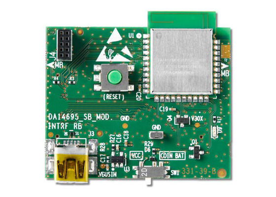 DA14695MOD-00F1DB-P এমবেডেড সলিউশনস Daughterboard DA14695MOD BT Low Energy 5.2 মডিউল ডেভেলপমেন্ট কিট প্রো
