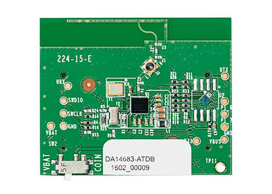 DA14683-00U2DB-P এমবেডেড সলিউশন DA14683 BT লো এনার্জি 5.1 ডেভেলপমেন্ট কিট প্রো WL-CSP53 Daughterboard