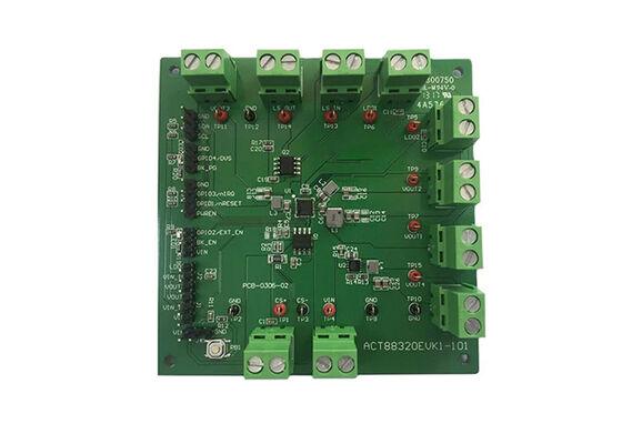 ACT88320EVK1-101 এম্বেডেড সলিউশনস ActivePMU™ 7 DC/DC স্টেপ ডাউন উইথ LDO মূল্যায়ন বোর্ড