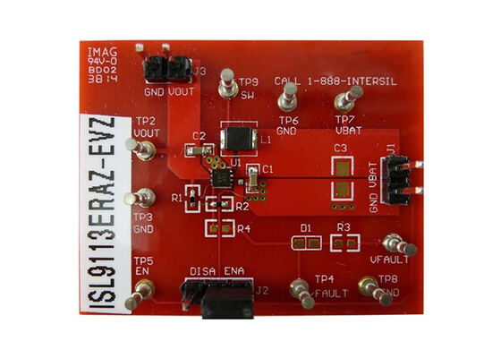 ISL9113ER7Z-EVZ এমবেডেড সলিউশন 800mV থেকে 4.7V ব্যাটারি ম্যানেজমেন্ট Evaluation Board