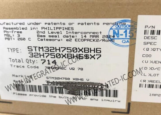 265-TFBGA STM32H750XBH6 একক-কোর 32-বিট ARM কর্টেক্স-M7 মাইক্রোকন্ট্রোলার IC