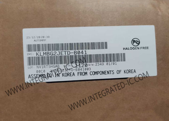 KLMBG2JETD-B041 মেমরি আইসি চিপ 32Gbit eMMC 5.1 ফ্ল্যাশ স্টোরেজ আইসি HS400 ইন্টারফেসের সাথে