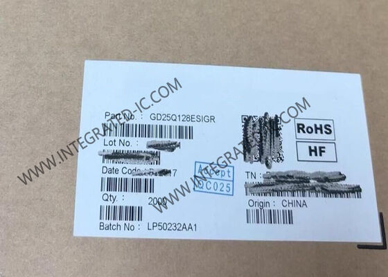 GD25Q128ESIGR 128Mবিট 133MHz কোয়াড এসপিআই সিরিয়াল নর ফ্ল্যাশ মেমরি আইসি চিপ