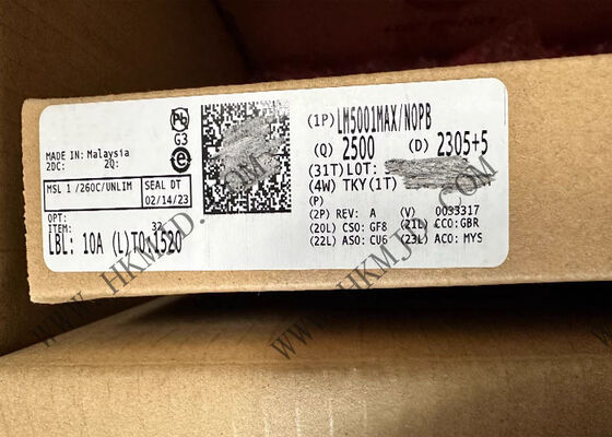 LM5001MAX ইন্টিগ্রেটেড সার্কিট চিপ 1A উচ্চ-ভোল্টেজ সুইচ-মোড নিয়ন্ত্রক আইসি 50kHz থেকে 1.5MHz সুইচিং ফ্রিকোয়েন্সি সহ