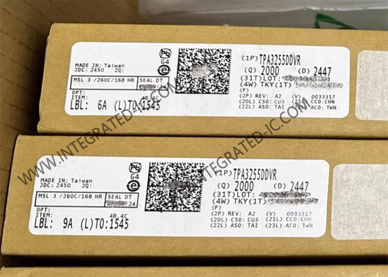 TPA3255DDVR 315W স্টেরিও ক্লাস-ডি পাওয়ার এম্প্লিফায়ার আইসি চিপ হাই পারফরম্যান্স ইন্টিগ্রেটেড সার্কিট