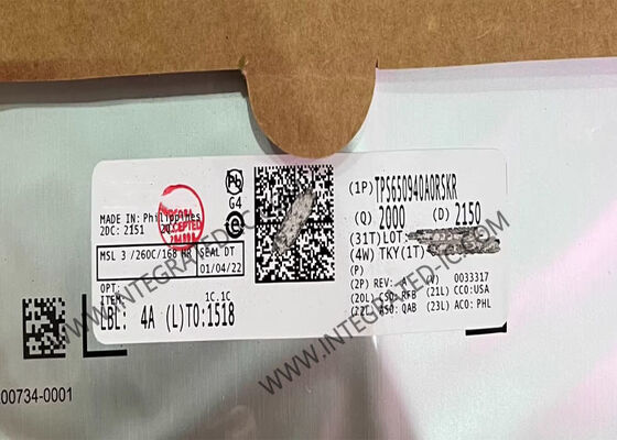 TPS650940A0RSKR ইন্টিগ্রেটেড সার্কিট চিপ পাওয়ার ম্যানেজমেন্ট আইসি (IC), যার আউটপুট কারেন্ট 21A এবং অ্যাপোলো লেক প্ল্যাটফর্মের জন্য 12টি আউটপুট রয়েছে