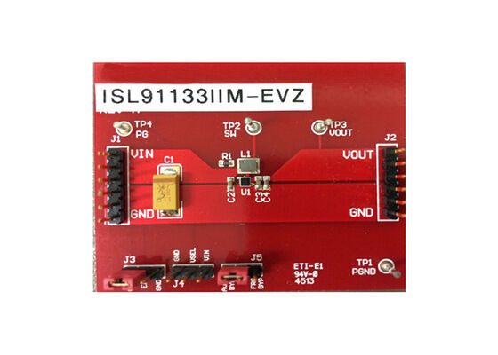 ISL91133IIP-EVZ এমবেডেড সলিউশন 2.35V থেকে 5.4V সুইচিং রেগুলেটর মূল্যায়ন বোর্ড