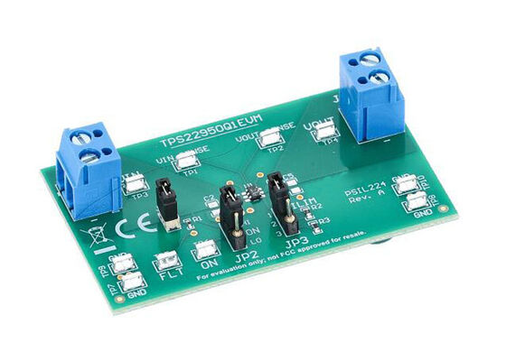 TPS22950Q1EVM এমবেডেড সলিউশন TPS22950-Q1 অটোমোটিভ লোড সুইচ মূল্যায়ন মডিউল