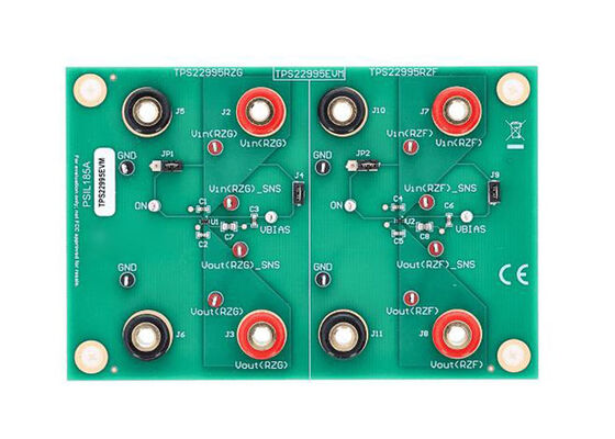 TPS22995EVM এম্বেডেড সলিউশনস TPS22995 লোড সুইচ মূল্যায়ন মডিউল