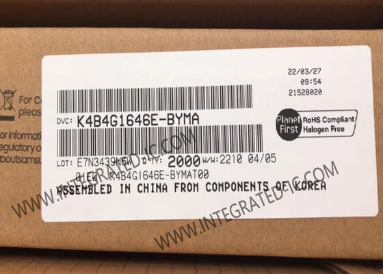 K4B4G1646E-BYMA মেমরি আইসি চিপ 4Gb 1866Mbps ই-ডাই DDR3L SDRAM মেমরি FBGA-96
